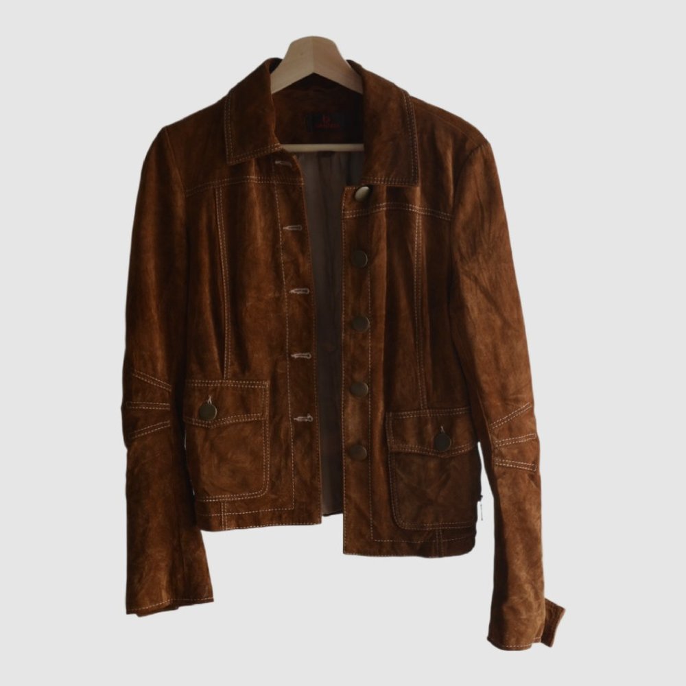 Vintage Danier Genuine Leather Jacket – Brown, Size S